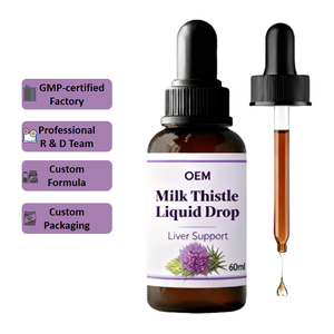 Complément Naturel OEM pour la Santé du Foie : Gouttes Liquides de Chardon-Marie avec Extrait de <span class=keywords><strong>Hovenia</strong></span> <span class=keywords><strong>Dulcis</strong></span> pour la Détoxification Hépatique - Product Image 1