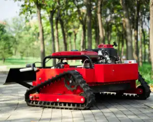 Ucuz fiyat RC uzaktan kumanda çim biçme makinesi ev kullanımı için/bahçe/tarım 2 zamanlı akıllı çim biçme makinesi