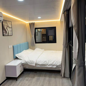 Maisonnette de luxe préfabriquée amovible avec cuisine, salle de bain et chambre, idéale pour gîte, hôtel, ou café mobile extérieur - Product Image 6