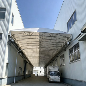 Auvent de terrasse motorisé robuste à <span class=keywords><strong>toit</strong></span> rétractable en tissu PVC, couverture coulissante électrique pour extérieur et jardin - Product Image 1