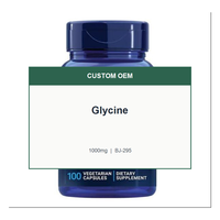 Capsules de glycine 1000 mg, 60 unités, étiquette privée OEM, vente en gros, SKU MBP002101