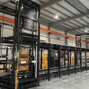 Manufacturer IndustrialConveyor Quality Guarantee Automated <b>Pallet</b> Conveyor Chain Driven Live Roller Orientation Turntable - Product Image 1