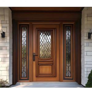 Puerta Doble <span class=keywords><strong>de</strong></span> Madera para <span class=keywords><strong>Entrada</strong></span> <span class=keywords><strong>Principal</strong></span> <span class=keywords><strong>de</strong></span> Fábrica, <span class=keywords><strong>Diseño</strong></span> Moderno <span class=keywords><strong>de</strong></span> Sunnysky, <span class=keywords><strong>Puertas</strong></span> <span class=keywords><strong>de</strong></span> <span class=keywords><strong>Entrada</strong></span> <span class=keywords><strong>de</strong></span> Madera con Vidrio para Casa - Product Image 1