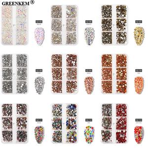 <span class=keywords><strong>Strass</strong></span> pour ongles de différentes couleurs, à fond plat, multi-tailles, pierres précieuses pour <span class=keywords><strong>nail</strong></span> <span class=keywords><strong>art</strong></span>, décoration 3D, cristaux pour ongles - Product Image 5