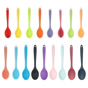 Silicone Kitchen Spoon Food Grade Dishwasher Safe Cooking Tool For Soup Serving - Product Image 5