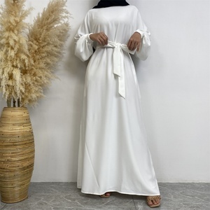 6673 #   Nuevo Vestido Elegante Informal Versátil de Color Blanco con Bolsillos y Forro en Material Nida - Product Image 3