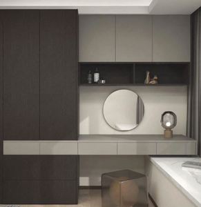 Armoire de bureau, Armoire intégrée, Armoire de luxe moderne et légère, Armoire personnalisée pour toute la maison, Style européen populaire - Product Image 1