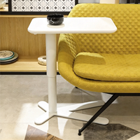 Nouvelle table basse élégante et moderne en PVC, réglable en hauteur, avec plateau relevable, table de bar, table de chevet d'hôtel, ensemble de bureaux et de tables de travail.