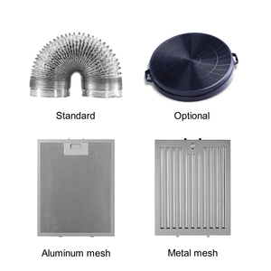 <span class=keywords><strong>Hotte</strong></span> de <span class=keywords><strong>cuisine</strong></span> îlot noire 90 cm, puissante, en acier inoxydable, à montage au plafond, avec commandes tactiles avant et arrière, <span class=keywords><strong>pour</strong></span> <span class=keywords><strong>cuisine</strong></span> <span class=keywords><strong>ouverte</strong></span> - Product Image 4