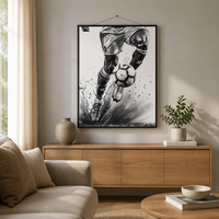 Peinture à l'huile Art Déco 100% faite à la main sur toile de coton 450 GSM avec cadre, tailles personnalisées pour usage domestique et commercial