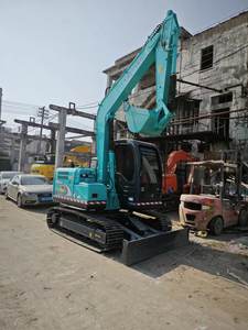 Excavadora usada Kobelco SK75, 7,5 toneladas, alto rendimiento, EPA, certificado CE, caja de cambios del motor, núcleo PLC, bajo precio para inspección por vídeo - Product Image 6