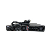 Amplificateur d'éclairage audio vidéo professionnel à haut rendement 4x1000W classe D puissance de commutation 1.5U 8ohm impédance coque métallique 4ohm