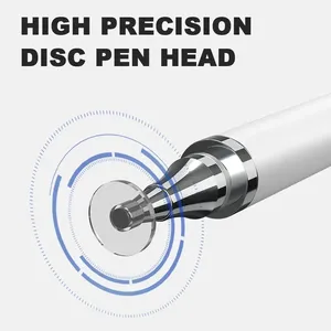 Stylet pour tablette, stylet tactile pour écran de dessin, stylet <span class=keywords><strong>2</strong></span> en 1 pour <span class=keywords><strong>iPhone</strong></span>, iPad, tablette, stylet tactile capacitif pour téléphone Samsung Android - Product Image 4