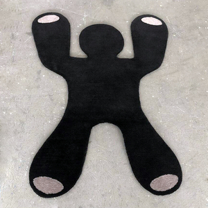 Tapis en acrylique tuftés à la main, logo personnalisé, tapis modernes découpés sur mesure, antidérapants, paillassons tuftés personnalisés à l'effigie d'anime, écologiques, extra épais - Product Image 3