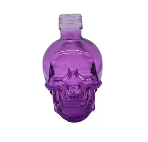 250Ml Skull Head Vodka Geesten Brandy Whisky Liquor Glazen Fles Groothandel