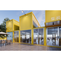 Maison préfabriquée en conteneur pour café, maison, restaurant, hôpital, chambre, usage commercial - Design moderne, taille personnalisable