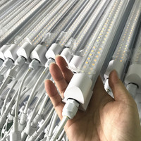 Lampe de culture LED à spectre complet T8 T5 pour plantes, 40W, étanche, 120cm, pour fruits, fleurs, micro-légumes, laitue, hydroponie, pousses, végétation