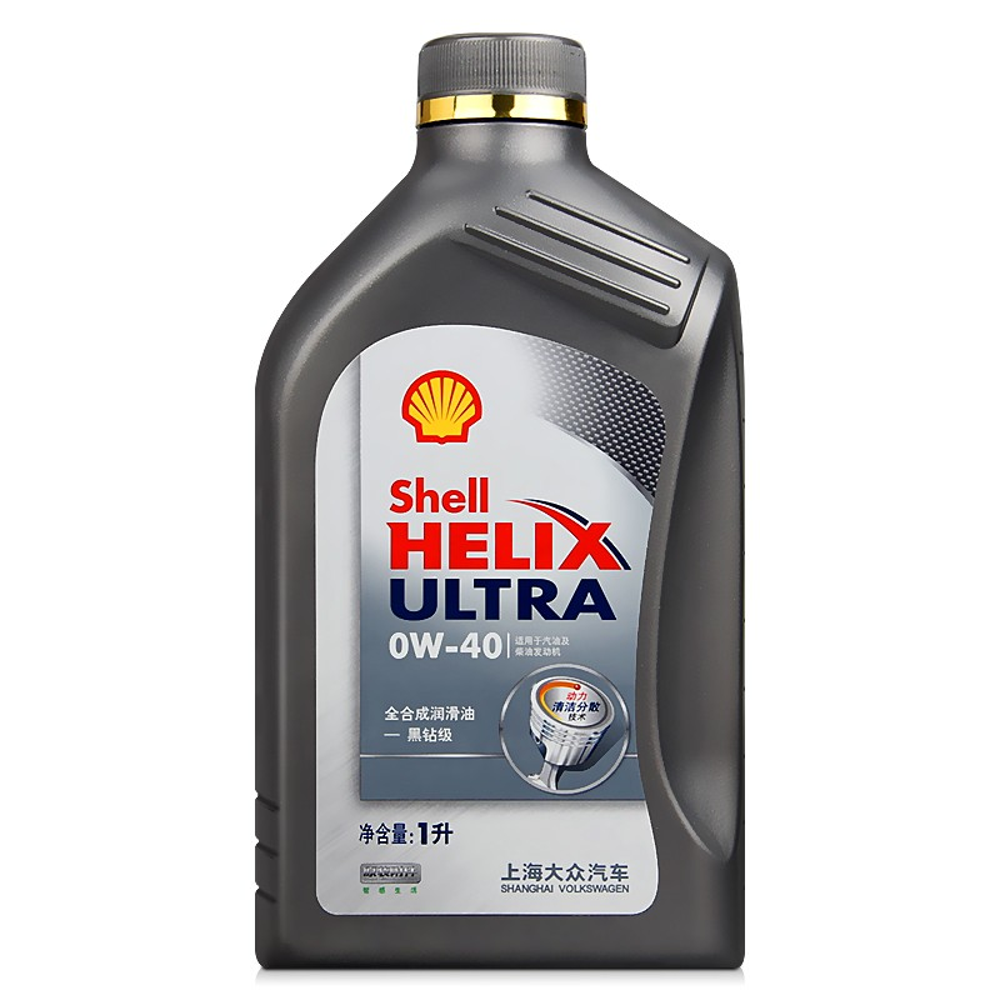 Shell Helix Ultra 0W-40 Full Synthetic Oil, VW OEM Approved, Workshop Bulk Pack, 1L/12 Case, Wholesale Oil Parts Image 1