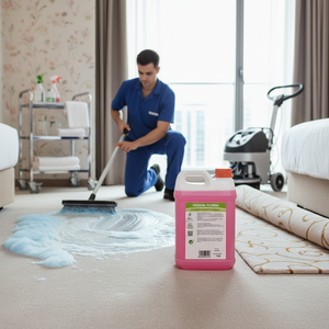FADEIN Détergent ménager liquide bleu multi-usages de haute qualité au parfum floral pour le nettoyage des tapis, des tissus d'ameublement et des moquettes, moussant - Product Image 3