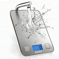 Balance de cuisine électronique numérique en acier inoxydable de haute précision, grande capacité 5KG/1G, étanche, pour usage domestique, certifiée CE, OEM/ODM