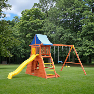 Niño bebé inflable interior al aire libre niño juguete columpio conjunto madera patio equipo - Product Image 6