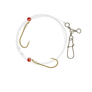 Venta directa de fábrica Ganchos <span class=keywords><strong>Fluke</strong></span> compensados con atado en un líder mono de 40LB con agua salada Marina giratoria de 60LB - Product Image 3