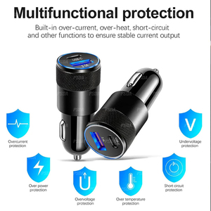 Sạc xe hơi 3.1A USB Loại C PD Apple Android điện thoại di động sạc ô tô adapter vừa sạc tất cả các xe Thuốc lá nhẹ hơn - Product Image 5