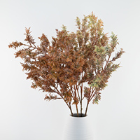Fleur artificielle en soie vanille éternelle de 75 cm pour arrangements de mariage, Halloween, Noël et la Fête des Mères - Faite à la main et écologique