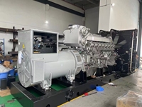 Generador Diésel SME de 2500 kVA, 2000 kW, Trifásico, 4 Hilos, con Arranque Automático ATS de 50/60 Hz, Voltaje Nominal de 230/400 V, 1800 RPM