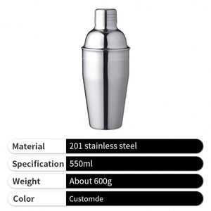 ขายส่งเชคเกอร์ค็อกเทลขนาดใหญ่ 550 มล. 600 มล. 700 มล. สำหรับมืออาชีพ - Product Image 3