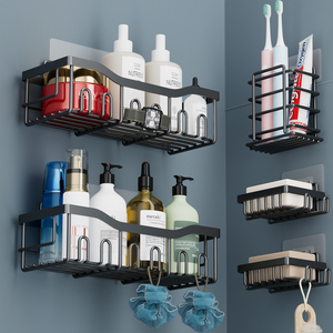 Rust Proof No Drilling Wall Mount Corner Bathroom <strong>Kitchen</strong> Storage <strong>Shower</strong> Bathroom Shelf - Product Image 6