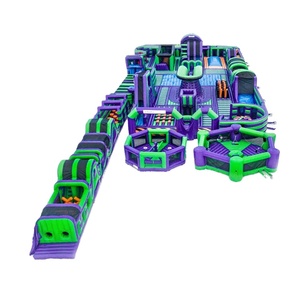 Parque de Atracciones inflable para exteriores, pista de obstáculos gigante, barato - Product Image 1