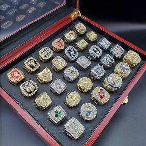 थोक 1947-2024 सीजन बास्केटबॉल चैंपियनशिप की पूर्ण लाइन रिंग कस्टम सस्ते मिश्र धातु लकड़ी के बॉक्स खेल गहने वर्षगांठ - Product Image 4