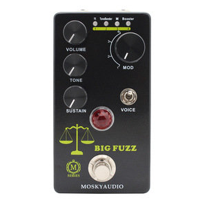 Direkt verkauf Hochwertiges schwarzes Aluminium-Multi-Effekt-Gitarren pedal BIG <span class=keywords><strong>FUZZ</strong></span> 4-MODE SELECTION KNOPF für Bassgitarre - Product Image 6