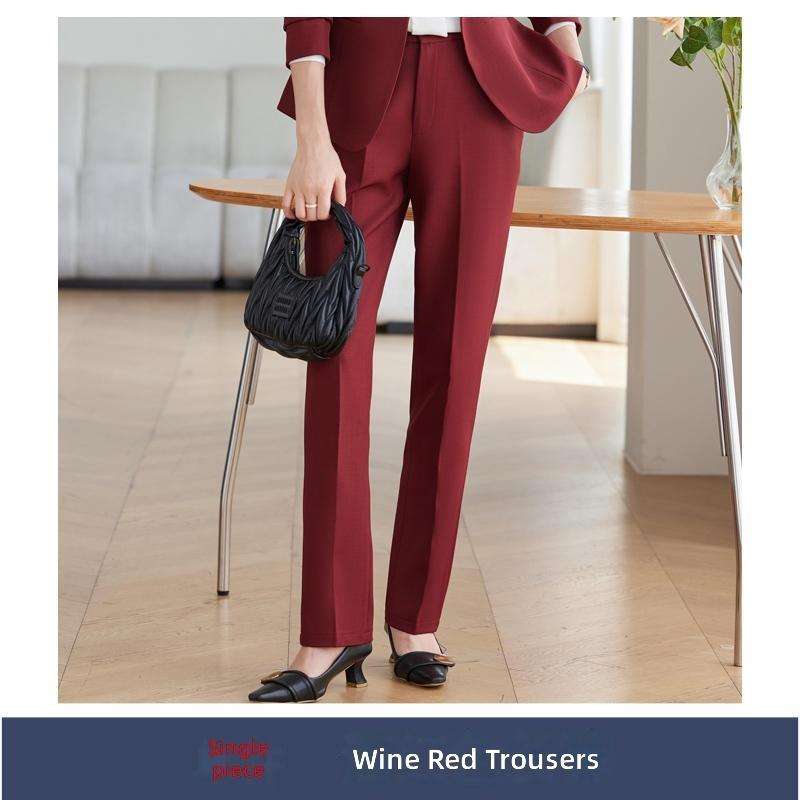Pantalon bordeaux