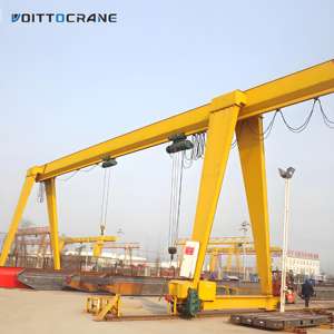 Grúa Pórtico Monoviga de 5, 10, 20 y 30 Toneladas, Tipo MH, Montada sobre Rieles, 5t 10t - Product Image 1