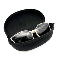 Étui de transport portable Xiongda EVA4 en EVA souple pour lunettes et lunettes de soleil avec fermeture éclair