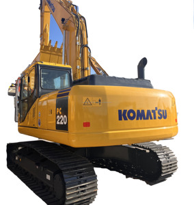 Prix de gros – Dernier modèle – Excavatrice Komatsu PC 220 de 22 tonnes en stock – Excavatrice hydraulique sur chenilles Komatsu d'occasion du Japon à vendre - Product Image 1