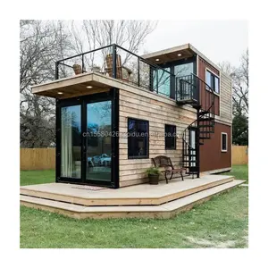 Durable sea freight container renovation 20ft-40ft portable wooden container house for sale
