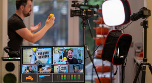 Commutateur vidéo HDMI 4 canaux, diffusion en continu, commutation sans couture, <span class=keywords><strong>streaming</strong></span> en direct, commutation multi-caméras, mélangeur, capture HD, mini diffusion TV, Vmix - Product Image 5