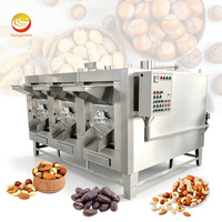 Machine à torréfier le cacao et les cacahuètes ORME automatique 100 kg, torréfacteur à tambour à gaz 200 kg pour noix caramélisées, à vendre