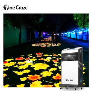 Interactive Ground Projection System Movable 3d Interactive Projector Games Advertising Display Hologram Mobile Floor