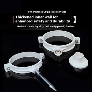 Abrazadera de <span class=keywords><strong>PVC</strong></span> Autonómica <span class=keywords><strong>para</strong></span> Tuberías, Sistema de Medición Métrico, Modelo 50-400, Superficie Lisa, Plástico, <span class=keywords><strong>para</strong></span> Tuberías de 50-315 mm - Product Image 2