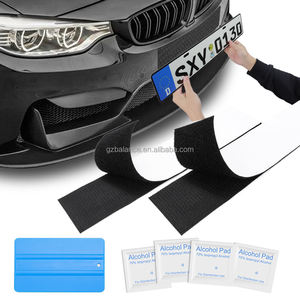 Soporte de placa de número de sublimación, almohadillas adhesivas de bucle de gancho para coches y motocicletas, fácil de instalar - Product Image 4