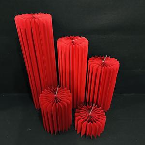 Support de décoration de mariage, centre de table, présentoir à fleurs, <span class=keywords><strong>colonne</strong></span> <span class=keywords><strong>romaine</strong></span> rouge, table à desserts pour événements et fêtes - Product Image 1