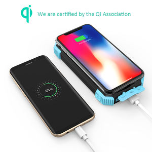 Nuevo Banco de Energía <span class=keywords><strong>Solar</strong></span> Portátil PN-W05 de 10,000 mAh, <span class=keywords><strong>Cargador</strong></span> <span class=keywords><strong>Solar</strong></span> Impermeable para Mochileros y Usuarios de Teléfonos - Product Image 2