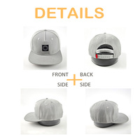 Casquette de sport brodée avec logo personnalisé, casquette snapback ajustable pour hommes