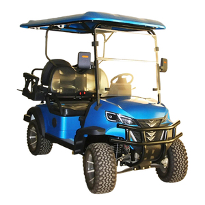 Voiture de golf électrique compacte tout-terrain à 4 places avec batterie 60v pour la location de clubs/événements - Product Image 1