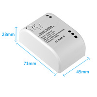 TY-TDQ-1CH-220v-T Tuya Smart Life 85~250V Interrupteur WiFi Relais Capteur de Température et d'Humidité Thermostat Passif Sec