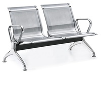 Chaises d'attente modernes en alliage d'aluminium, personnalisables, 1, 3 ou 5 places, durables, pour hôpitaux et écoles – Offre spéciale